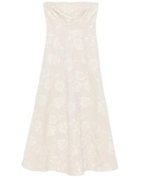 ROTATE BIRGER CHRISTENSEN - Jacquard Mini Dress With Bodice And Zip Closure - Lyst