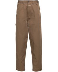 Closed - Tapered-leg Twill Trousers - Lyst