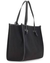 MARCELLA CLUB - Large Marcella Leather-Trim Shoulder Bag - Lyst