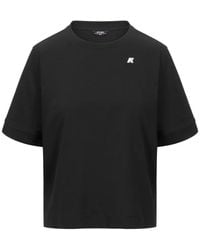 K-Way - Selune Logo-Patch Boxy-Fit T-Shirt - Lyst