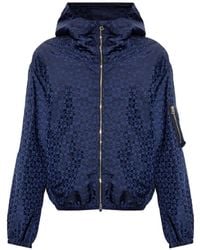 KENZO - Gram Monogram-Jacquard Hooded Jacket - Lyst
