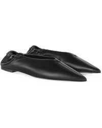 RETORI - Foldable-Back Leather Ballet Flats - Lyst