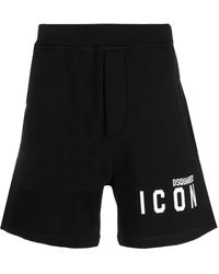 DSquared² - Trainingsshorts Met Logoprint - Lyst