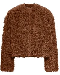 Tagliatore - Faux-Fur Long-Sleeve Jacket - Lyst