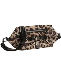 Dolce & Gabbana - Leopard-Print Belt Bag - Lyst