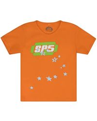 Sp5der - Sp5 Baby Logo-Print Star-Motif T-Shirt - Lyst