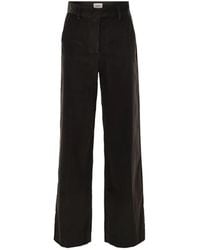 Weekend by Maxmara - Wide-Leg Corduroy Trousers - Lyst