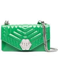 Philipp Plein - Hexagon-Logo Medium Shoulder Bag - Lyst