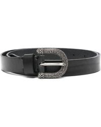 P.A.R.O.S.H. - Buckle Leather Belt - Lyst