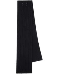 Maison Margiela - Ribbed Wool Scarf - Lyst