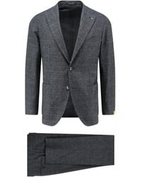 Tagliatore - Check-Pattern Single-Breasted Suit - Lyst