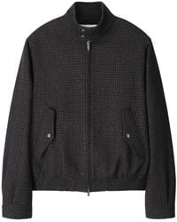 Tonywack - Checkered-Pattern Bomber Jacket - Lyst
