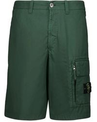 Stone Island - Cargo Bermuda Shorts - Lyst