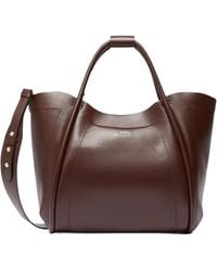 Max Mara - Marine Leather Tote Bag - Lyst