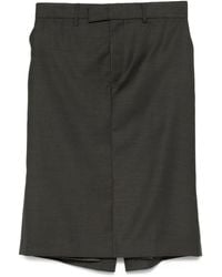 Martine Rose - High-Waisted Panelled Skirt - Lyst