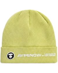 Aape By A Bathing Ape - Logo-Embroidered Beanie Hat - Lyst