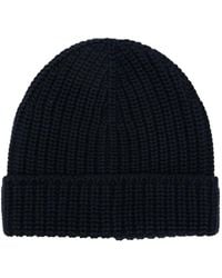 Gran Sasso - Ribbed-Knit Wool Beanie Hat - Lyst