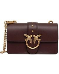 Pinko - Petit Sac À Bandoulière Love Bag One En Cuir - Lyst