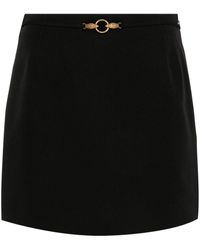 Just Cavalli - Logo-engraved Mini Skirt - Lyst