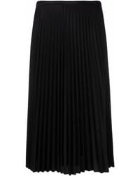 Lacoste - Logo-Waistband Pleated Skirt - Lyst