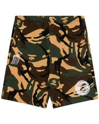 Aape By A Bathing Ape - Camouflage-print Track Shorts - Lyst