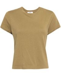 Agolde - Adine T-shirt Van Biologisch Katoen - Lyst