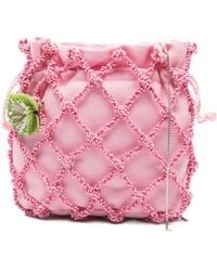 Rosantica - Sac À Bandoulière Selene Marea À Perles - Lyst