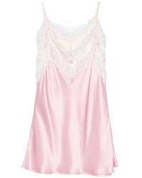 Viktor & Rolf - Lace-Trim Layered Mini Dress - Lyst