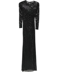 Self-Portrait - ラインストーン ロングスリーブドレス - Lyst