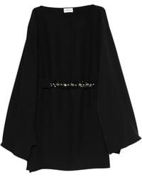 P.A.R.O.S.H. - Wide-Sleeve Mini Dress - Lyst