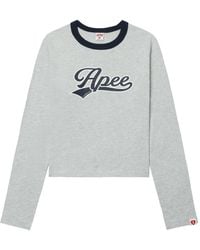 AAPE BY A BATHING AP - Logo-Patch T-Shirt - Lyst