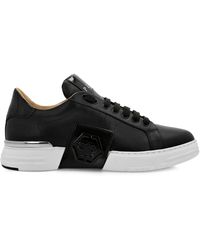 Philipp Plein - Logo-Appliqué Lace-Up Sneakers - Lyst