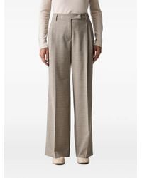 Marc O' Polo - Pleated Wide-Leg Trousers - Lyst