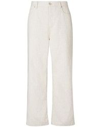 Fendi - Topstitched Straight-Leg Jeans - Lyst