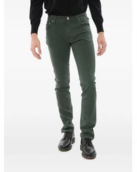 Corneliani - Embroidered Five-Pocket Jeans - Lyst