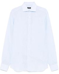 Barba Napoli - Linen Shirt - Lyst