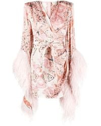 Bronx and Banco - Geisha Mini-Jurk Met Paisley-Print - Lyst