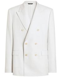 Dolce & Gabbana - Sicilia Light Double-Breasted Jacket - Lyst