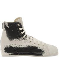 Y-3 - Splash Print High Top Sneakers - Lyst