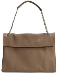 Orciani - Midi Venus Soft Grained Leather Shoulder Bag - Lyst
