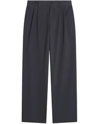 Maison Kitsuné - Pleated Tailored Trousers - Lyst