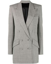 Givenchy - Dogtooth-pattern Wool Blazer - Lyst