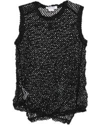 Comme des Garçons - Top Asimétrico De Malla - Lyst