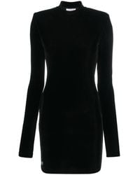 Philipp Plein - Minikleid Mit Logo-Schild - Lyst