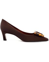 Festamilano - Tortoiseshell-Effect Tapered Pumps - Lyst