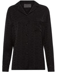 Philipp Plein - モノグラム ロングスリーブシャツ - Lyst