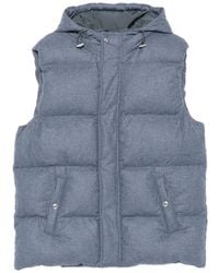 Eleventy - Quilted-Pattern Gilet - Lyst