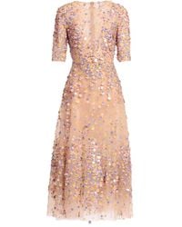 Elie Saab - スパンコールトリム ミニドレス - Lyst