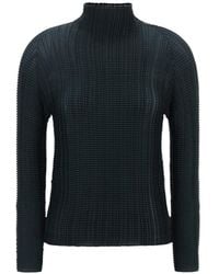 Issey Miyake - Wooly Pleats-68 Pleated Blouse - Lyst