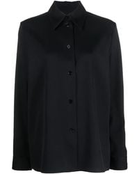 Jil Sander - Long-Sleeve Virgin-Wool Shirt - Lyst